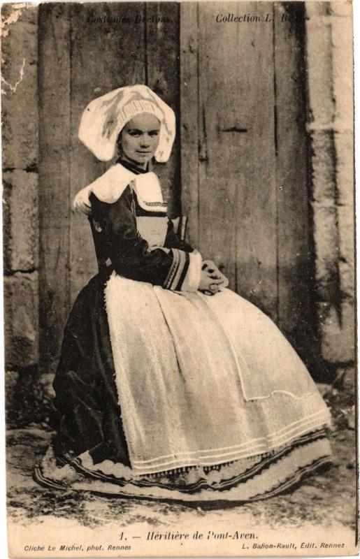 Carte postale ancienne Hériliere de Pont-Aven à Pont-Aven