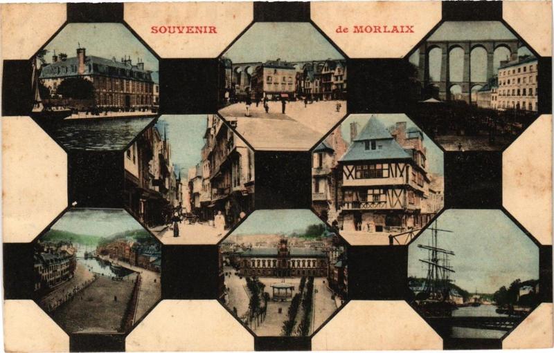 Carte postale ancienne Souvenir de Morlaix à Morlaix