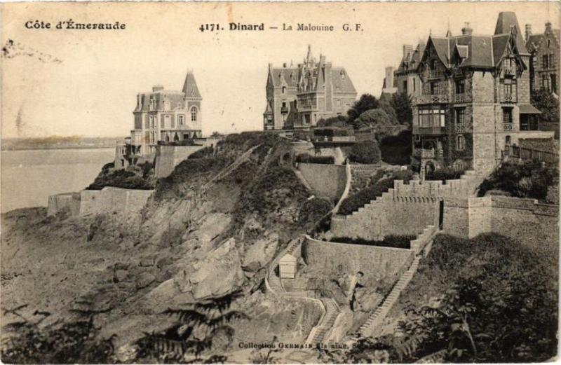 Carte postale ancienne Dinard-La Malouine à Dinard