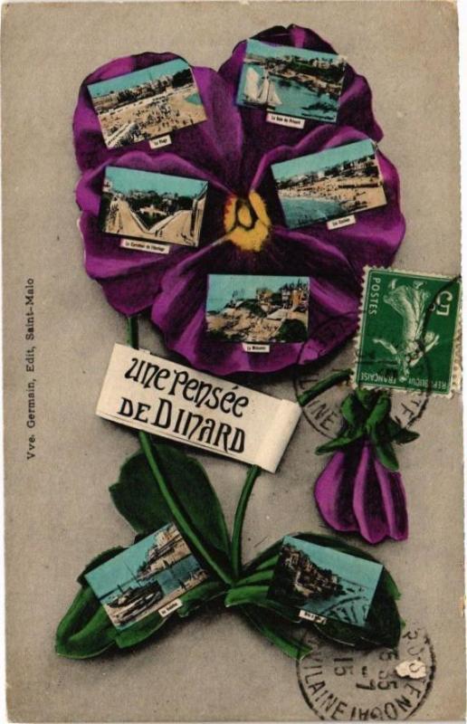 Carte postale ancienne Une Pensée de Dinard à Dinard