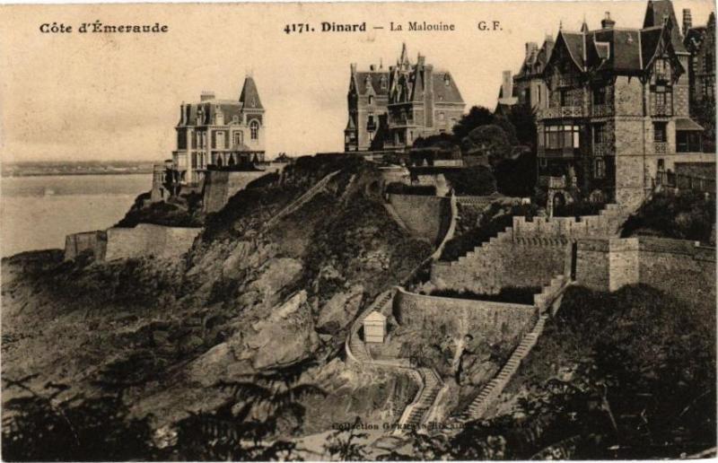Carte postale ancienne Dinard-La Malouine à Dinard