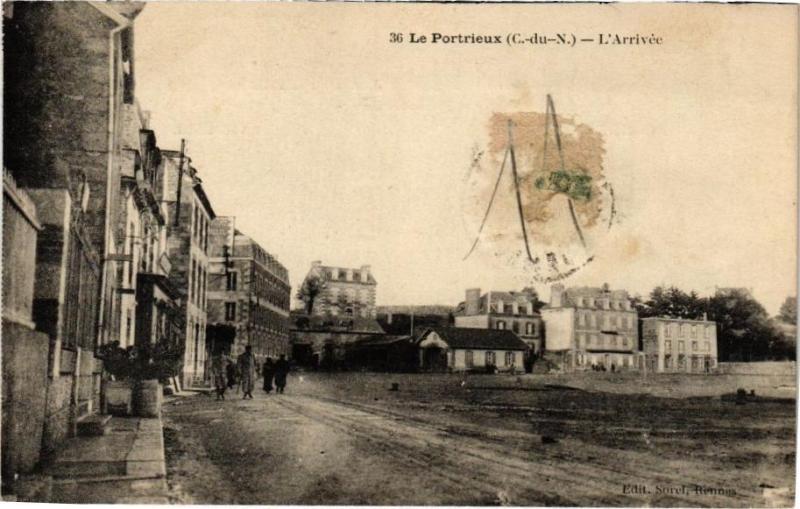 Carte postale ancienne Le Portrieux - L'Arrivée