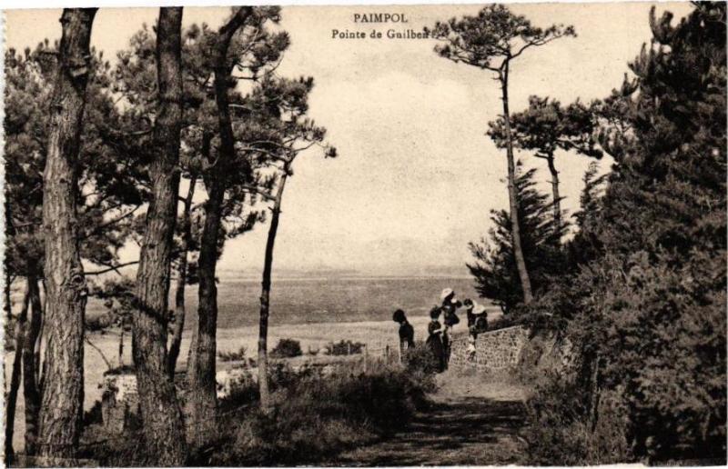 Carte postale ancienne Paimpol - Pointe de Gailben à Paimpol