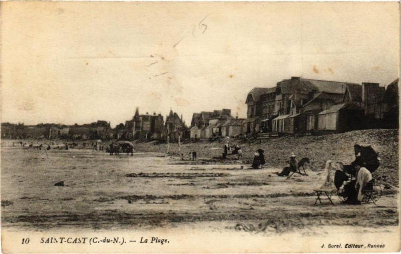 Carte postale ancienne Saint-Cast-La Plage