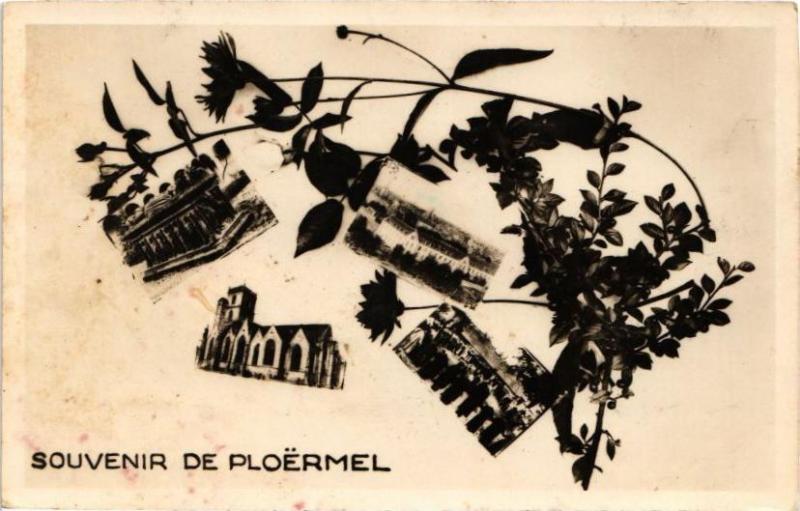 Carte postale ancienne Souvenir de Ploermel