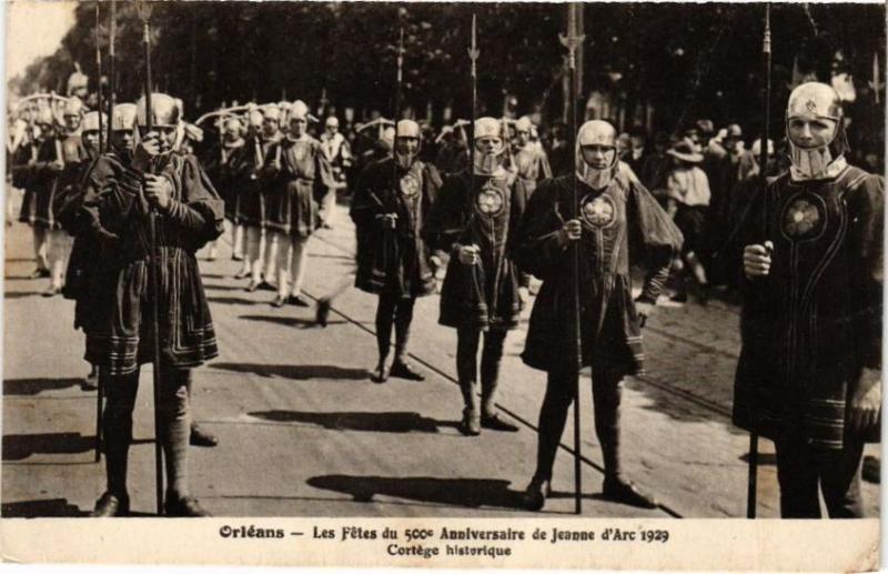 Carte postale ancienne Orleans - Fetes du 500e Anniversarie de Jeanne d'Arc 1929 à Orléans