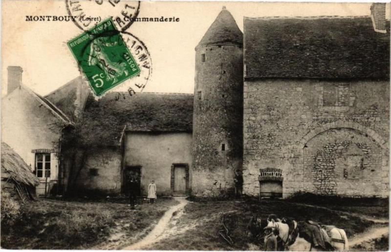Carte postale ancienne Montbouy - Le Commanderie à Montbouy