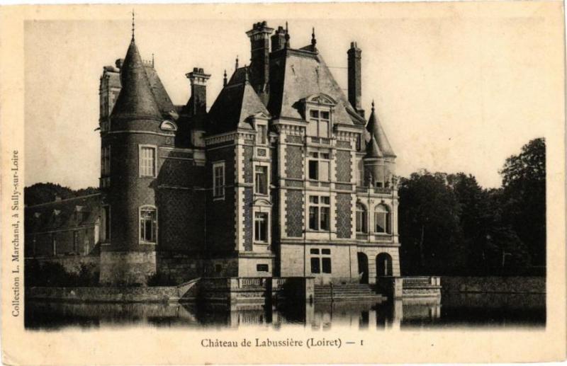 Carte postale ancienne Chateau de LaBUSSIERE