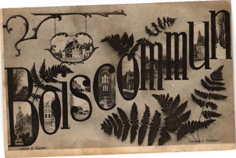 Carte postale ancienne Boiscommun à Boiscommun