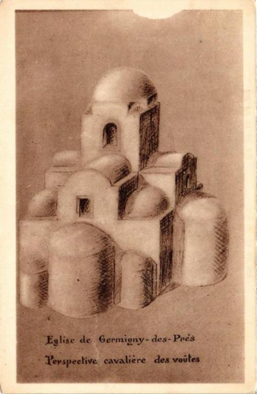 Carte postale ancienne Eglise de Germigny-des-Pres