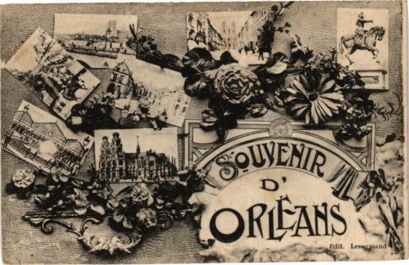 Carte postale ancienne Souvenir d'Orleans