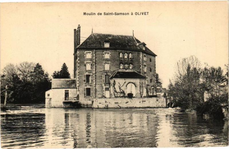 Carte postale ancienne Olivet - Moulin Saint-Samson à Olivet