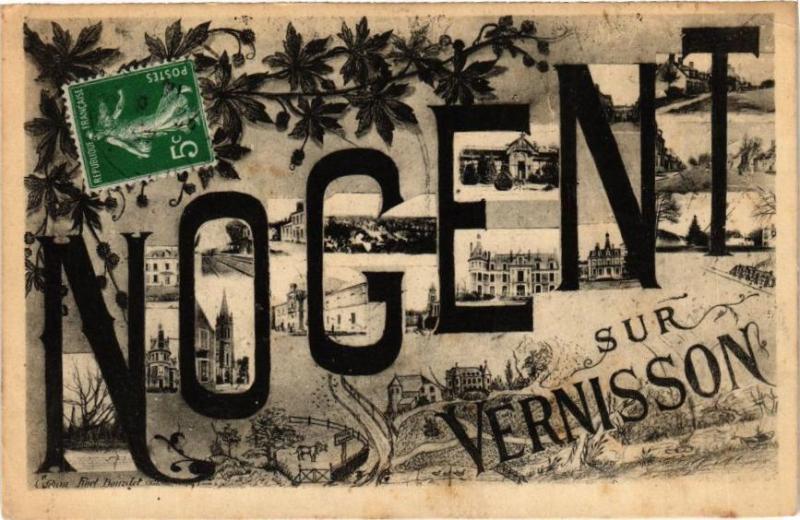 Carte postale ancienne Nogent sur-Vernisson à Nogent-sur-Vernisson