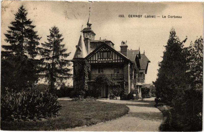 Carte postale ancienne Cernot - Le Corbeau