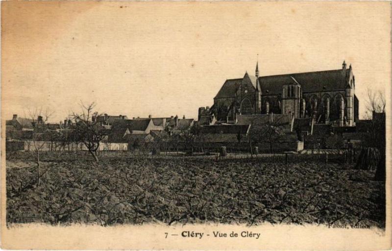 Carte postale ancienne Clery-Vue de Clery