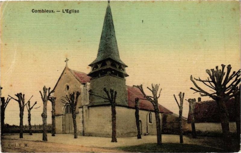 Carte postale ancienne Combleux - L'Eglise à Combleux