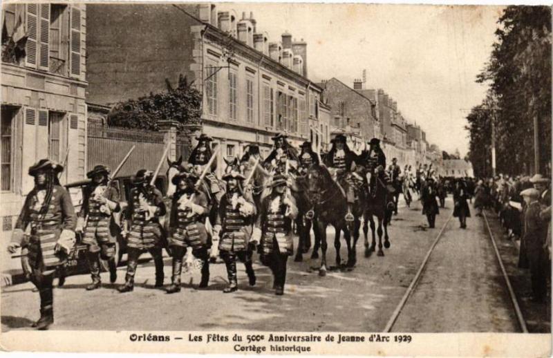 Carte postale ancienne Orleans - Fetes du 500e Anniversarie de Jeanne d'Arc 1929 à Orléans
