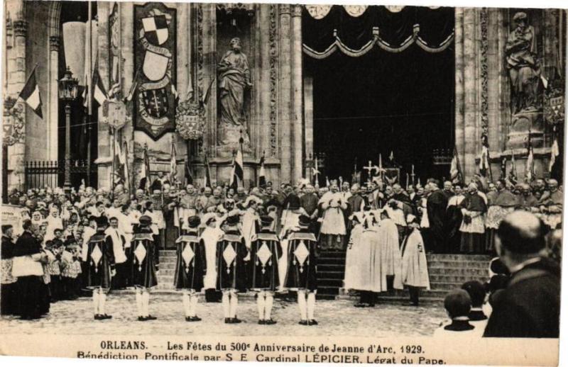 Carte postale ancienne Orleans - Les Fetes du 500e Anniversarie de Jeanne d'Arc à Orléans