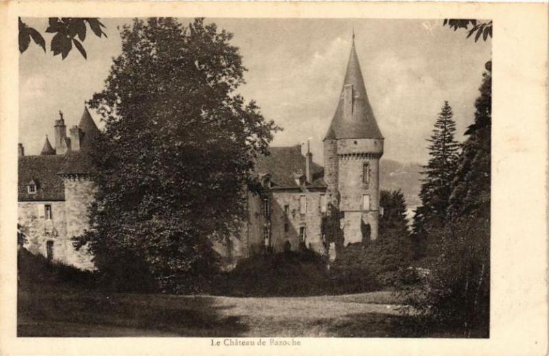 Carte postale ancienne Le Chateau de Bazoche