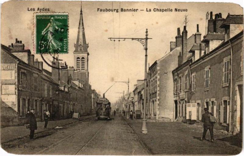 Carte postale ancienne Faubourg Bannier - La Chapelle Neuve