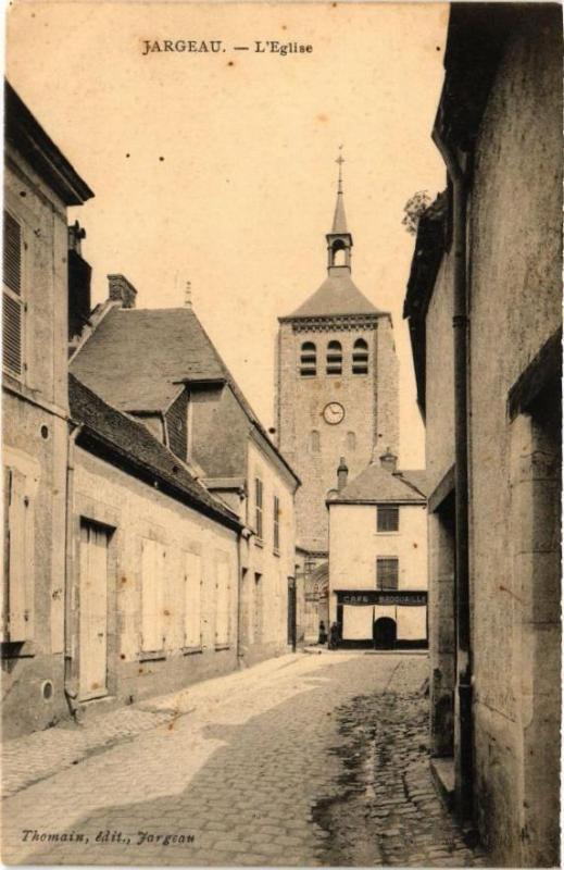 Carte postale ancienne Jargeau - L'Eglise à Jargeau