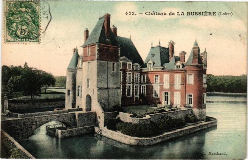 Carte postale ancienne Chateau de la Bussiere