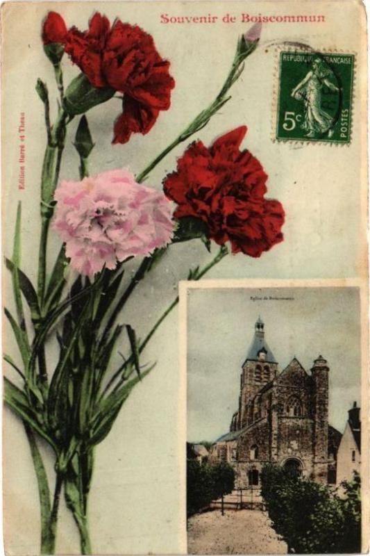 Carte postale ancienne Souvenir de Boiscommun à Boiscommun