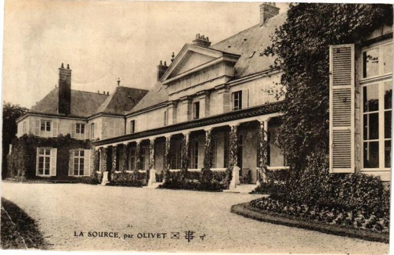 Carte postale ancienne Olivet - La Source par Olivet à Olivet
