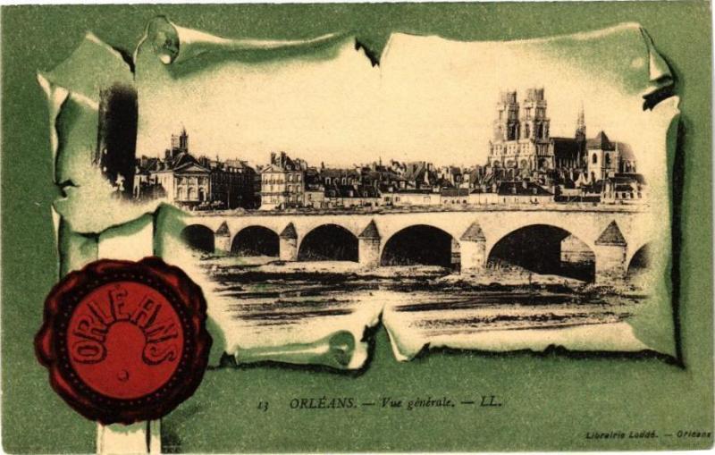 Carte postale ancienne Orleans-Vue générale