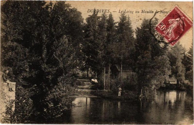 Carte postale ancienne Dordives-Le Loing au Moulin à Dordives