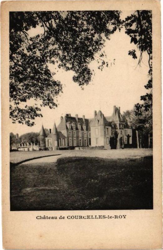 Carte postale ancienne Chateau de Courcelles-le-Roy