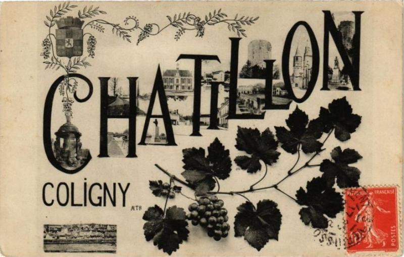 Carte postale ancienne Chatillon-Coligny