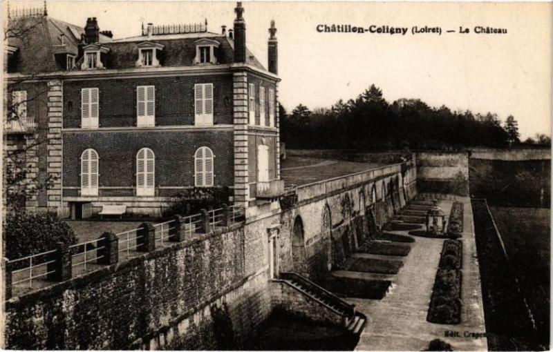 Carte postale ancienne Chatillon - Coligny - Le Chateau