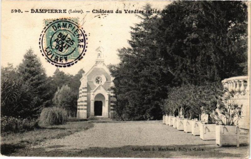 Carte postale ancienne Dampierre-Chateau du Verdier
