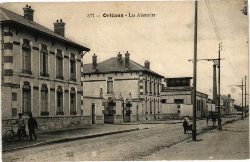 Carte postale ancienne Orleans-Les Abattoirs