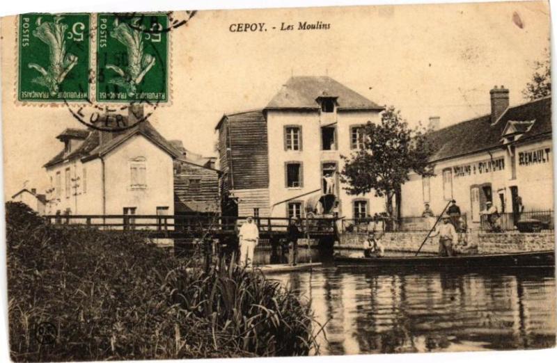 Carte postale ancienne Cepoy - Les MOULINs à Cepoy