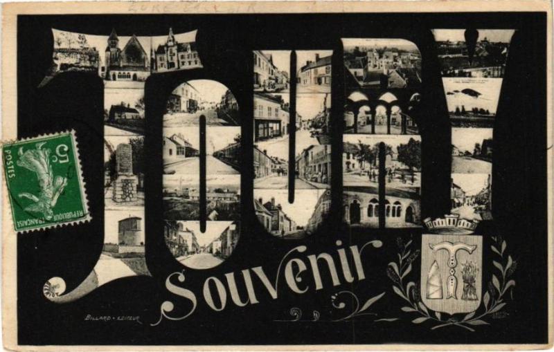 Carte postale ancienne Souvenir Toury