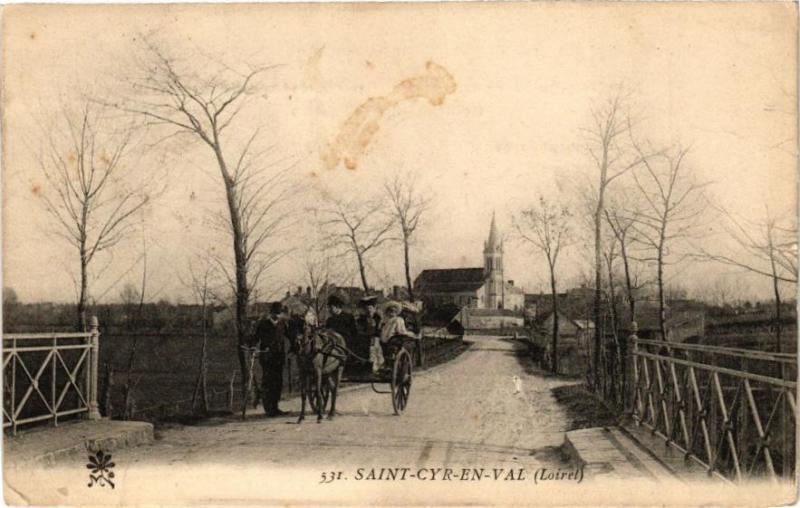 Carte postale ancienne Saint-Cyr-en-Val à Saint-Cyr-en-Val
