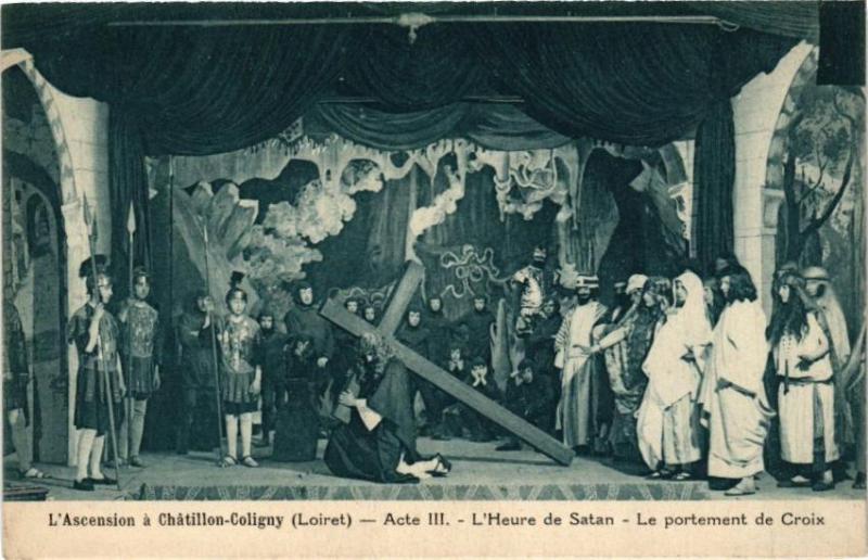 Carte postale ancienne L'Ancension a Chatillon-Coligny - Acte Iii - L'Heure de