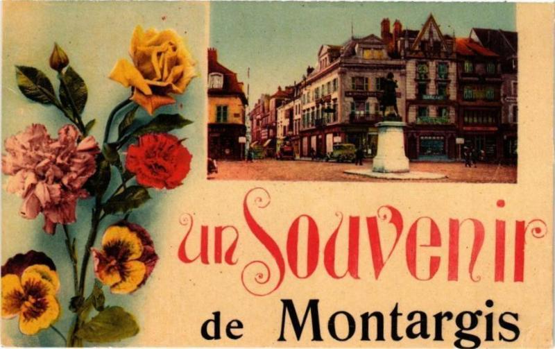 Carte postale ancienne Montargis - Un Souvenir de Montargis à Montargis