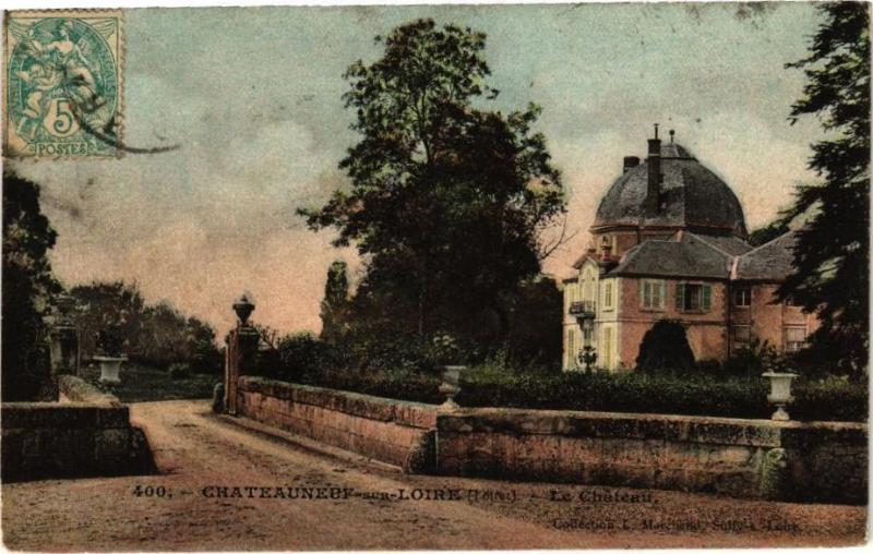 Carte postale ancienne Chateauneuf-sur-Loire - Le Chateau à Châteauneuf-sur-Loire
