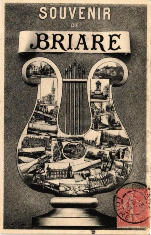 Carte postale ancienne Souvenir de Briare à Briare