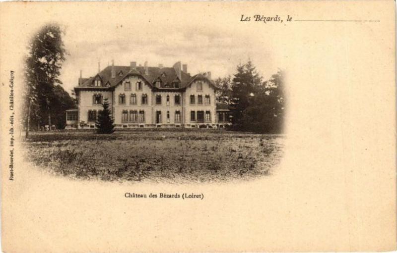 Carte postale ancienne Les Bezards le Chateau des Bezards -