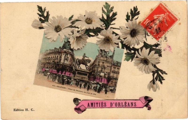 Carte postale ancienne Amites d'Orleans