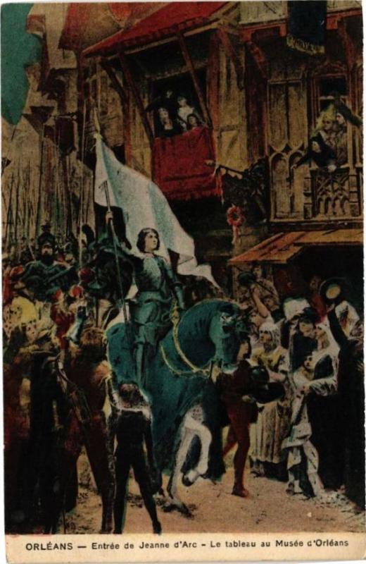 Carte postale ancienne Musée d' Orleans - Entrée victorieuse de Jeanne d'Arc