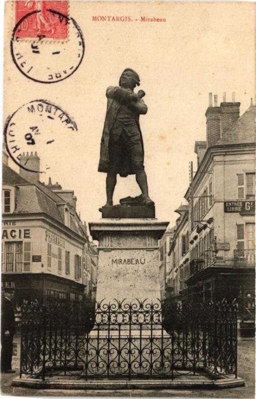 Carte postale ancienne Montargis - Mirabeau à Montargis
