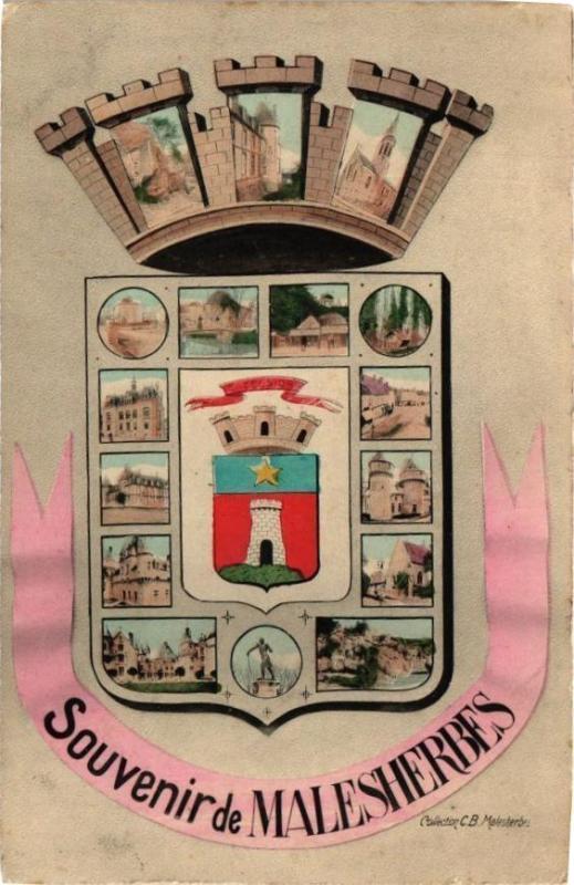 Carte postale ancienne Souvenir de Malesherbes