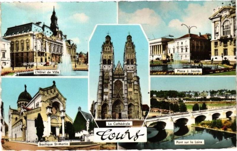 Carte postale ancienne Tours à Tours