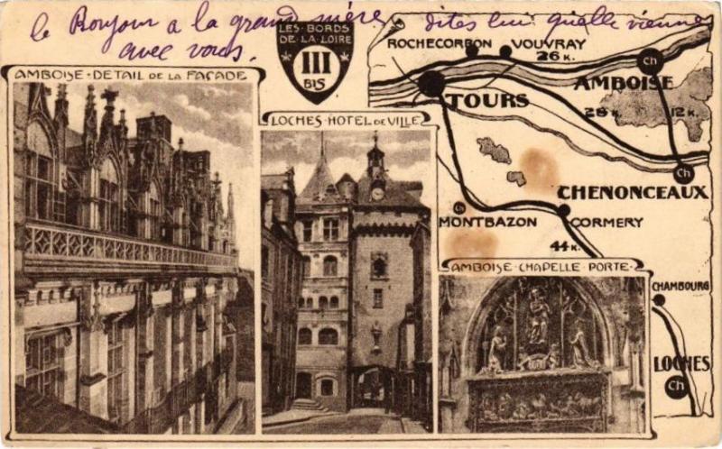 Carte postale ancienne Tours à Tours