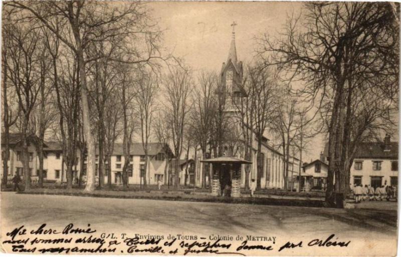 Carte postale ancienne Env. de Tours - Colonie de Mettray à Mettray
